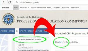 cpdas prc|PRC CPD Units Accredited Providers and Programs Lists .
